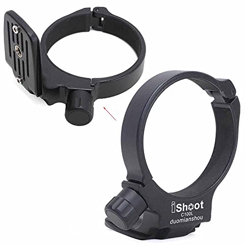 iShoot Metal Tripod Mount Ring D (B) Lens Collar Support Holder Bracket for Canon EF 100mm f/2.8L Macro is USM Lens, Replaces Canon Tripod Mount Ring D (B) - Image 1
