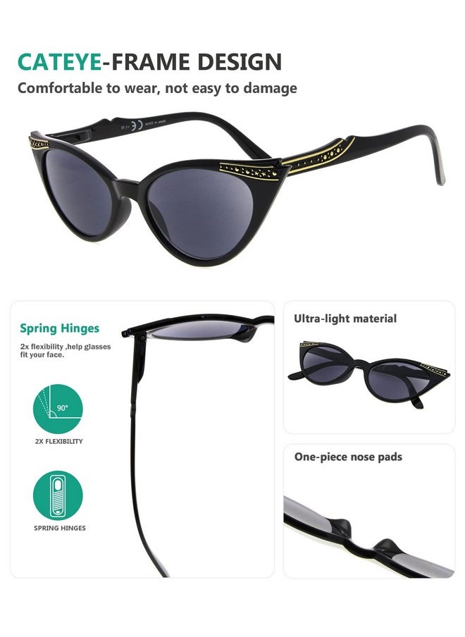 Eyekepper - Cateyes Womens Sunglasses (Grey Lens, 0.00) - Image 1