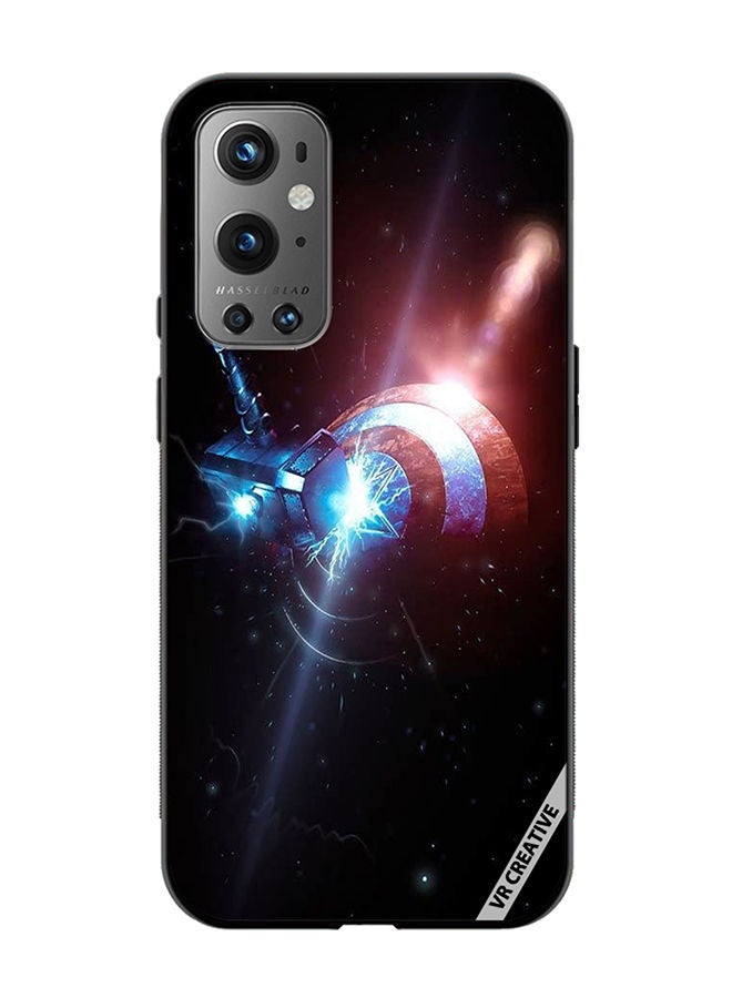 VR CREATIVE Protective Case Cover For OnePlus 9 Pro Marvel Design Multicolour - Image 1