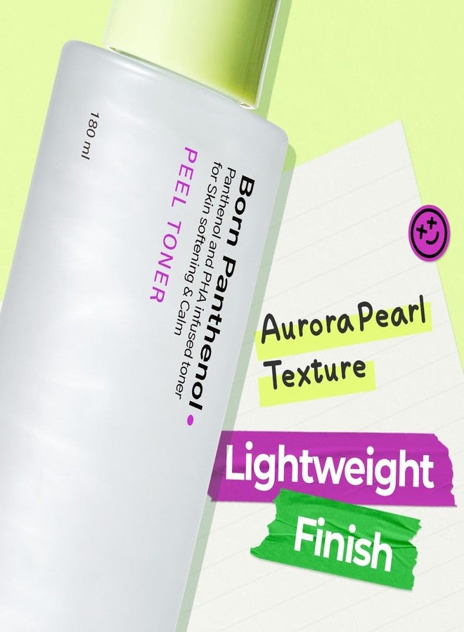 SAM'U Born Panthenol Peel Toner, Instant Hydration with 7 Hyaluronic Acids & Ceramide, Gentle Exfoliating PHA Toner for Women – Korean Skincare for All Skin Types (180ml / 6.08 fl oz) - Image 3
