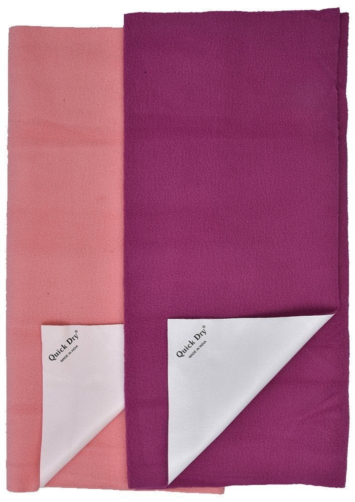 FRATELLI Baby Bed Protector Twin Pack - Small (Orchid & Salmon Rose) - Image 2