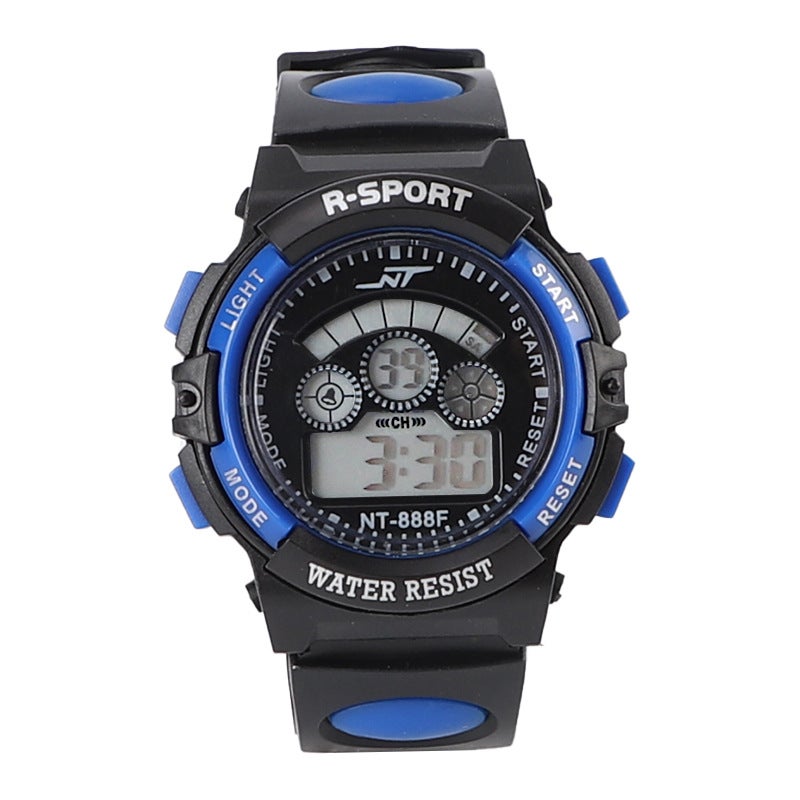 Electronic Watch Multi-Function Colorful Luminous Children'S Electronic Watch Student High-Looking Sports Outdoor Watch - Image 5