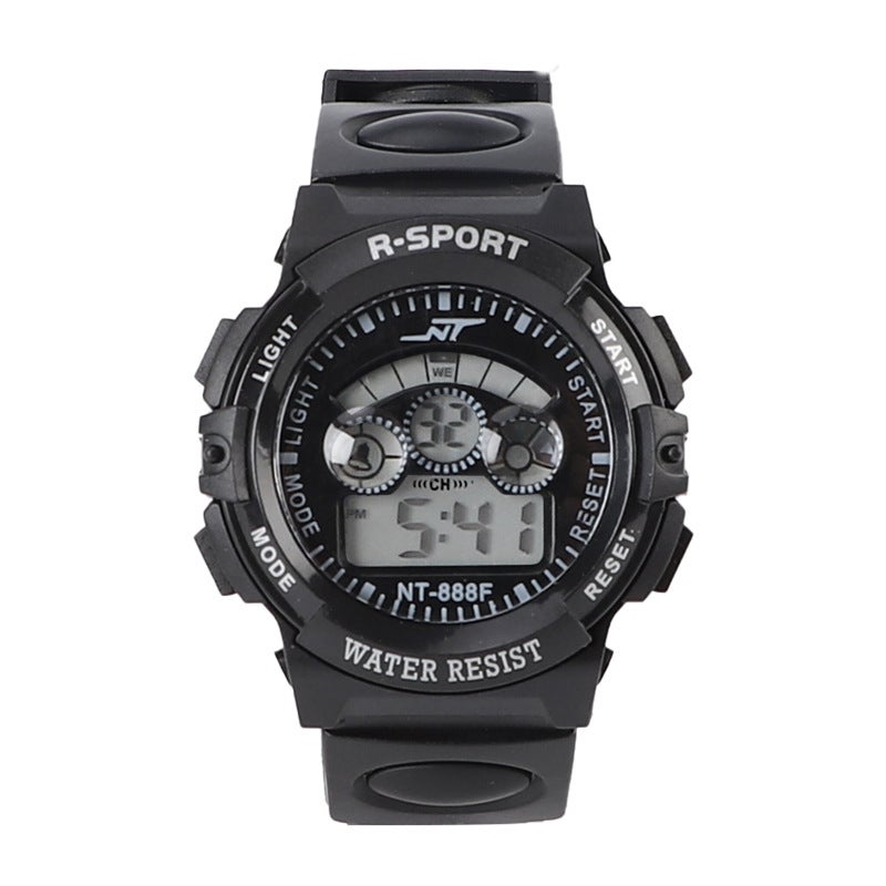 Electronic Watch Multi-Function Colorful Luminous Children'S Electronic Watch Student High-Looking Sports Outdoor Watch - Image 4