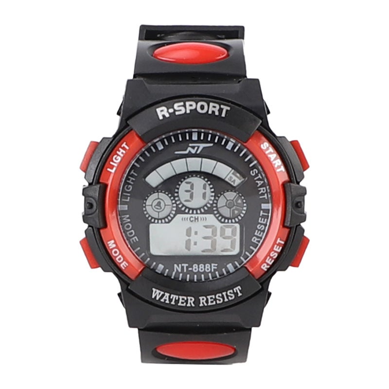 Electronic Watch Multi-Function Colorful Luminous Children'S Electronic Watch Student High-Looking Sports Outdoor Watch - Image 1