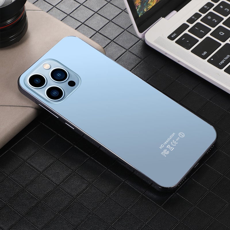 Generic (Unbranded) 7.5 Inch FHD i13 pro max Smartphone Intelligent Awaken Face Unlock MTK6580 Quad Core 2GB RAM 16GB ROM Android 7.1 Black - Image 3