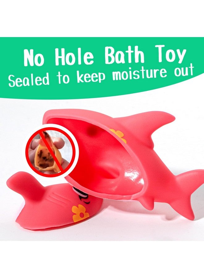 Hely Cancy No Hole Baby Bath Toys - Shark Bath Toys Set with Bath Net & Storage - Floating Toys for Water Pool Shower - Image 3