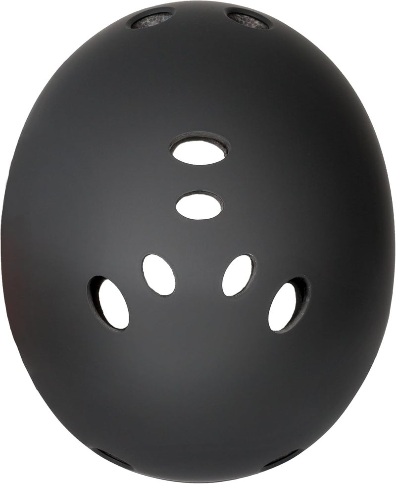 Triple Eight THE Certified Sweatsaver Helmet for Skateboarding, BMX, and Roller Skating - Black Matte - Image 3