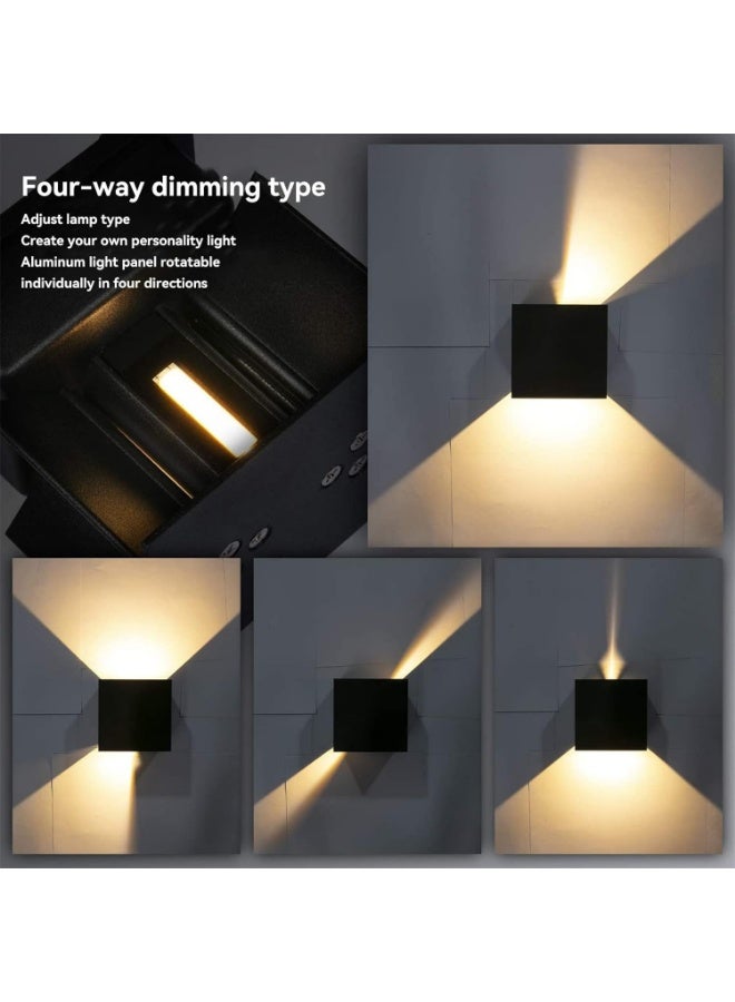 AFN Modern LED Wall Light Fixture Cube Design Up Down Illumination Minimalist Decorative Sconce for Living Room Bedroom Hallway Indoor Lighting Energy Saving Hot Selling Lighting Solution - Image 2