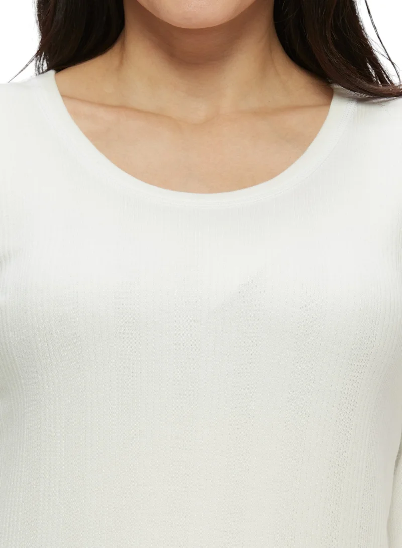 AMPM WOMEN'S INNER FULL BODY THERMAL SET - WHITE