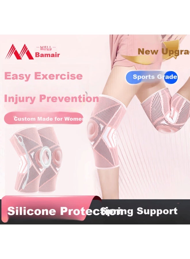 Bamel Bamier Women's Sports Knee Brace Summer Running Jump Rope Badminton Meniscus Patella Protection Knee Sleeve - Image 1
