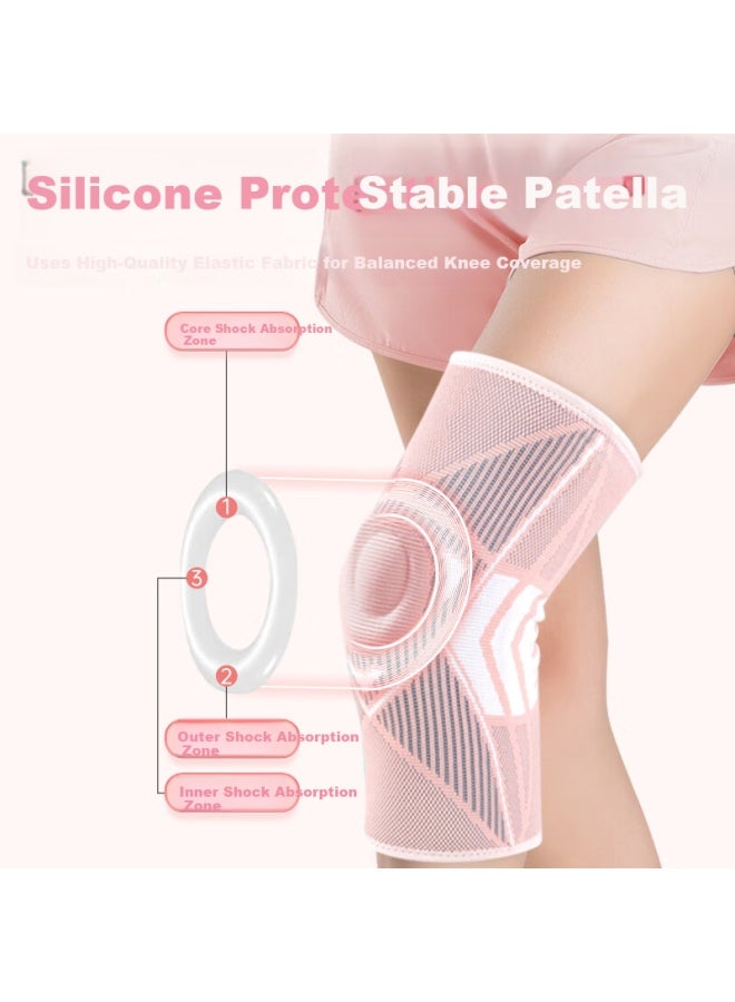 Bamel Bamier Women's Sports Knee Brace Summer Running Jump Rope Badminton Meniscus Patella Protection Knee Sleeve - Image 3