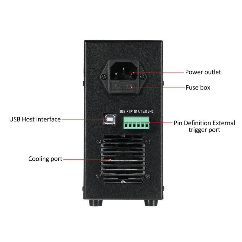 East Tester ET5407A+ 200W 0-180V 0-30A Programmable DC Electronic Load Tester 1mV/1mA Mini Battery Tester for CC/CV Test - Image 2