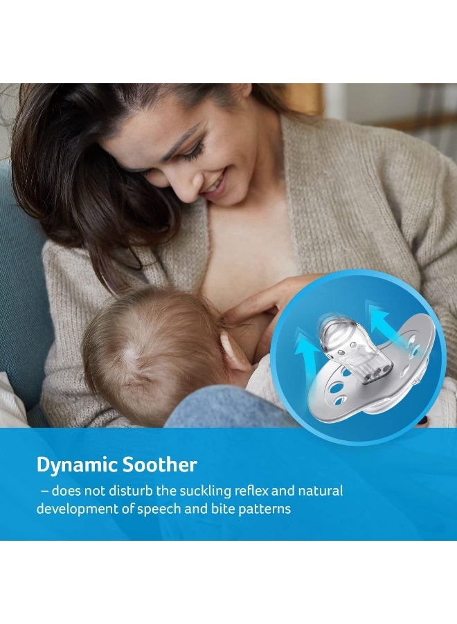 lovi 2 Pieces Dyn Soother Silicone 3-6M Indian Summer - Image 4