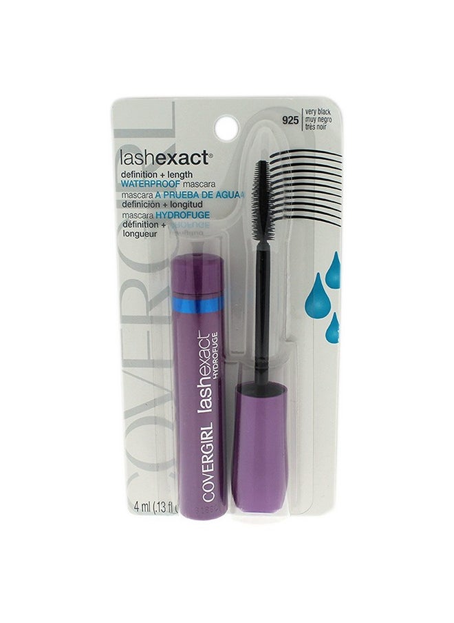 CoverGirl COVERGIRL Lash Exact Mascara Waterproof, Very Black, .44 Oz (packaging may vary) 