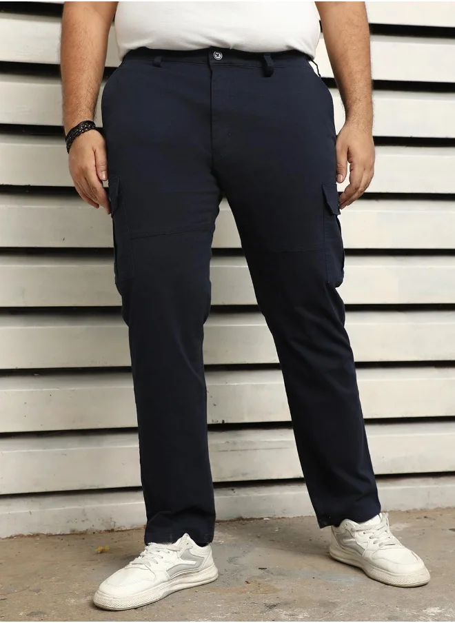 هاي ستار Men Navy Trousers