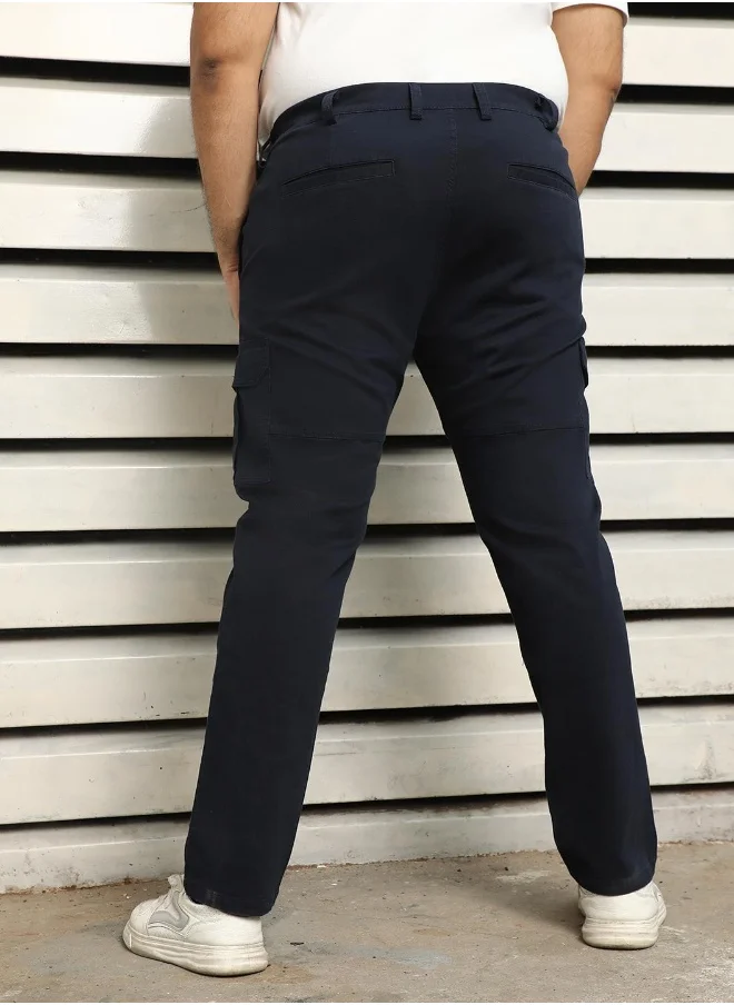 هاي ستار Men Navy Trousers