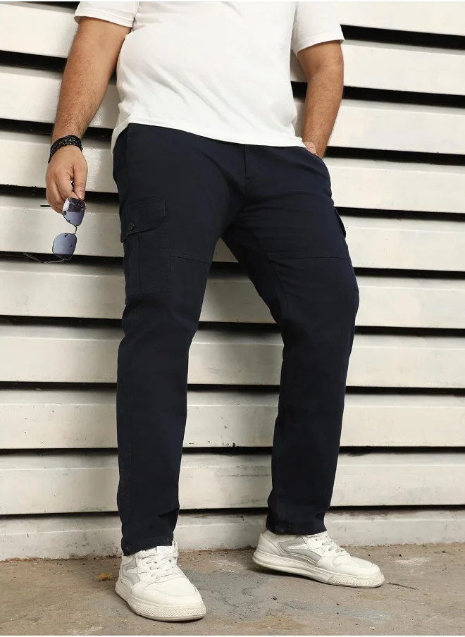 هاي ستار Men Navy Trousers