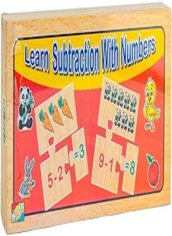 Learn Subtraction with Numbers English Version 