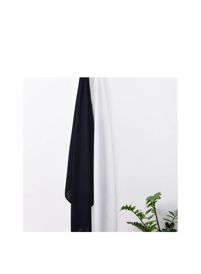 Anvi Baby Anvi Baby Set of 2 Organic Bamboo Swaddle- Monochrome