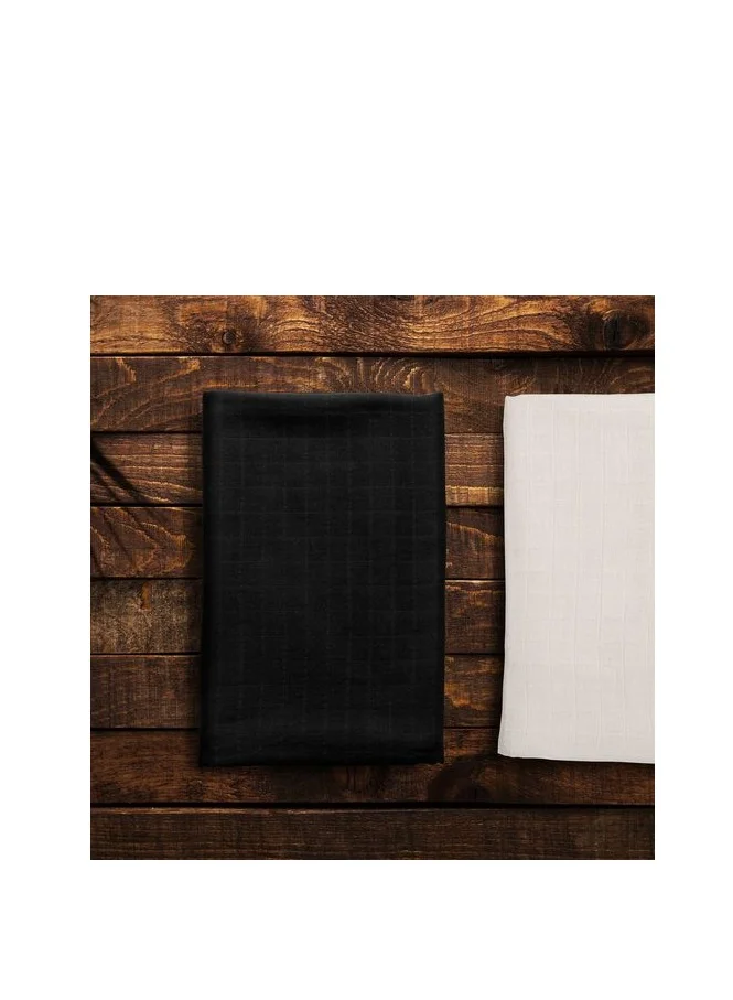 Anvi Baby Anvi Baby Set of 2 Organic Bamboo Swaddle- Monochrome