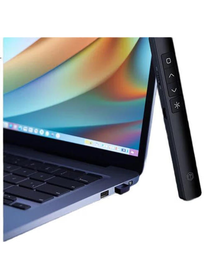JD.com Jd Jingzao Laser Page Turning Pen 360 Degree Control Teacher Special Ppt Projector Pen Laser Presentation Pen Wireless Presentation Page Turner Electronic Courseware Pen [Red Light Charging Bluetooth - Image 3