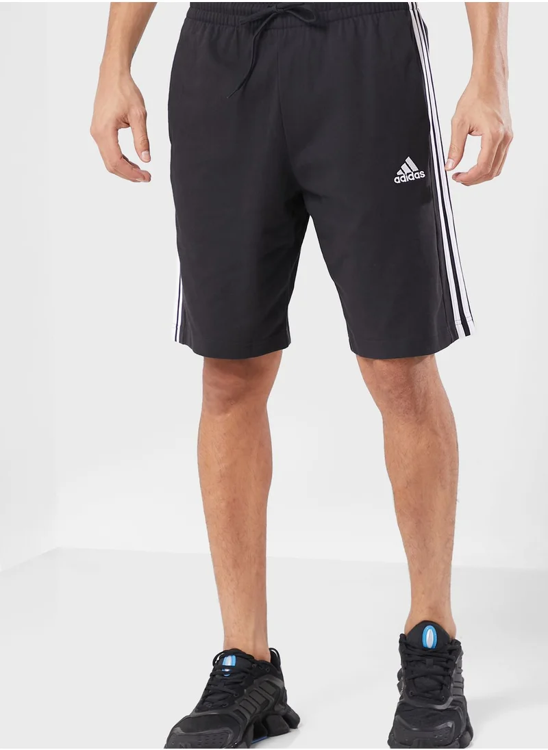 Adidas 3 Stripes Essential Single Jersey Shorts