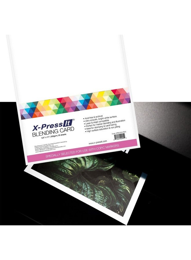 X-Press It Blending Card Paper 25 Sheets Premium Ultra Smooth Bright White Acidfree Cardstock For Professional Stamping Cardmaking Scrapbooking And Crafting (8.5 X 11 Inches)  - Image 5