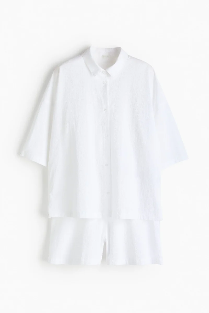 H&M Cotton seersucker pyjamas
