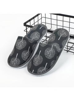 YIQUAN 5 Pairs Disposable Kids Guests Slippers, Closed Toe Bulk for Shoeless Home Multicolor Cotton Boys Girls Slipper for Indoor Hotel SPA Travel Park  - Image 2