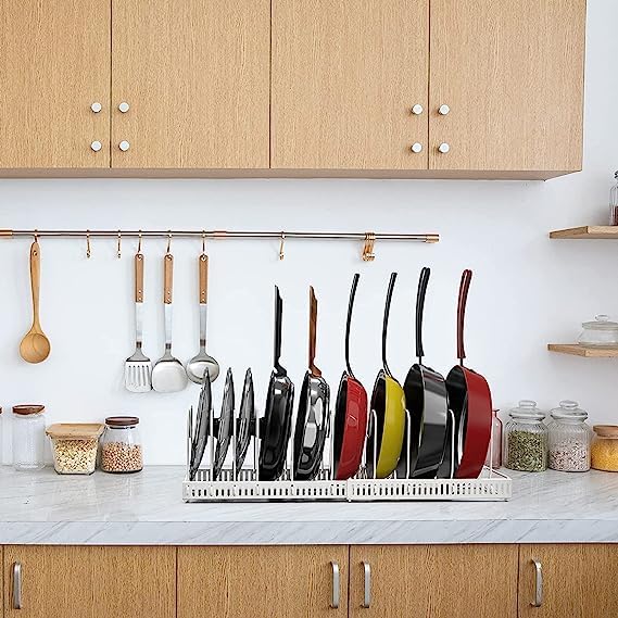 Dhadh StoreMore Pan and Lid Rack Kitchenware Divider 1 - Image 4