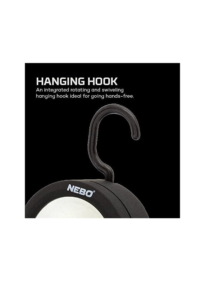 NEBO NEBO Angle Light Battery Operated Adjustable Magnetic Work | Camping Light with Hanging Hook  - Image 4