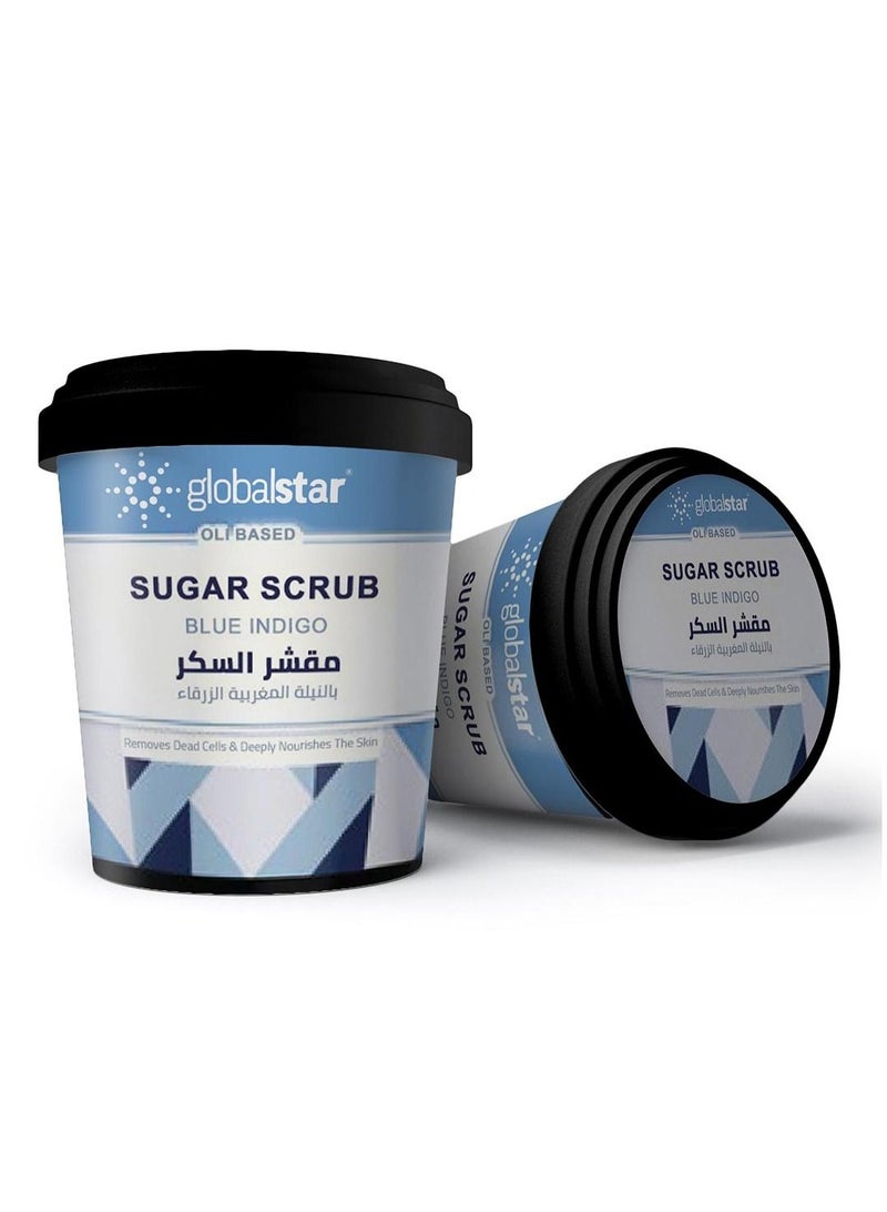 globalstar Oily Sugar Scrub With Blue Indigo 600 ml  - Image 2