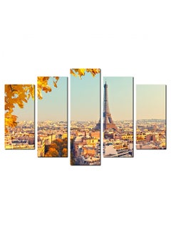 Wall painting - Eiffel Tower - 1567 - divided into five graduated pieces - 1