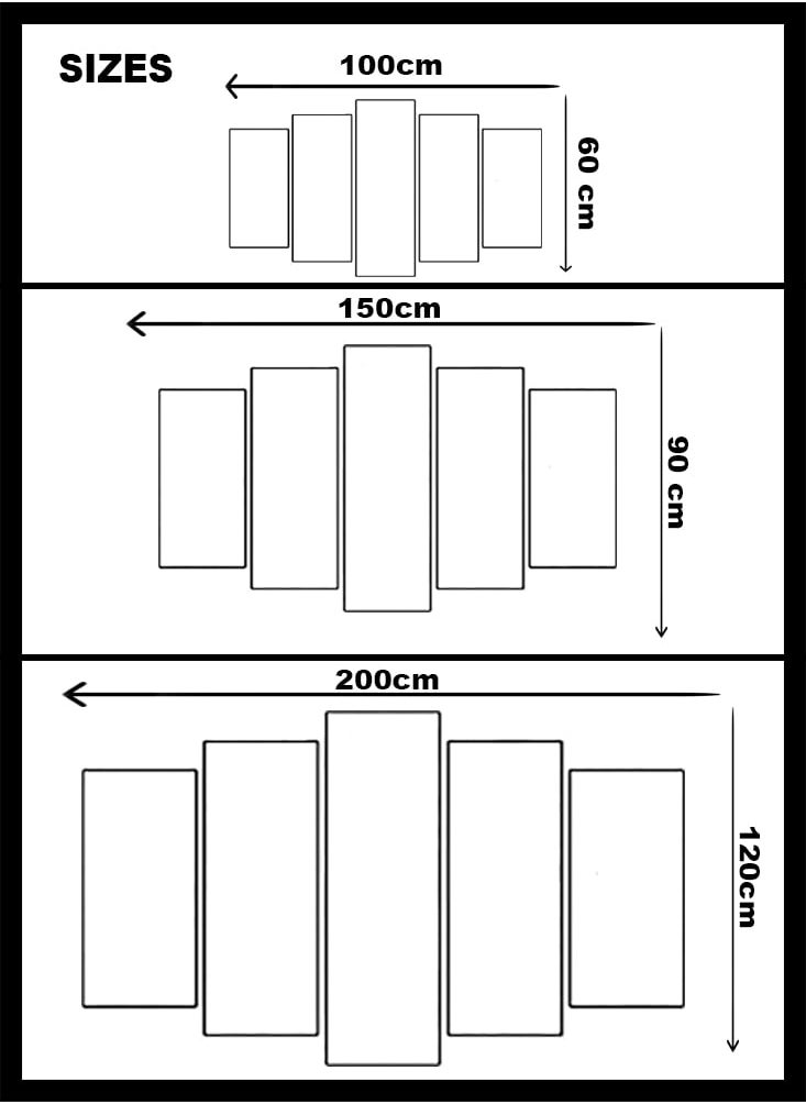 Generic - Wall painting - Eiffel Tower - 1567 - divided into five graduated pieces - 1 - Image 1