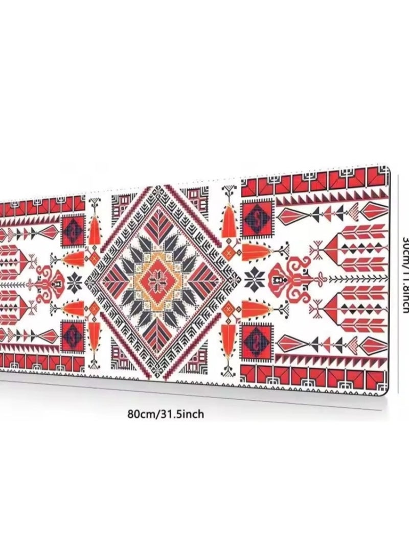 Beauenty Large Desk Mouse Pad, Waterproof Gaming Mouse Pad, 800 x 300 x 3mm,  Gaming Mouse Pad, XXL Desk Mat, Non-Slip Desk Mat, XL Gaming Mouse Pad, Thick Rubber Desk Pad Mouse Pad, Suitable for Gaming, Office, and Home Use - Image 2