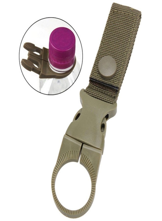 RAJry 3 Pack Hanging Bottle Buckle Clip Carabiner,Portable Mineral Water Bottle Ring Holder Keychain Belt Webbing Strap for Outdoor Camping Hiking Traveling - Image 4