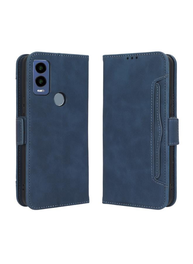 Zaboon Case For Cricket Innovate E 5G Skin Feel Calf Texture Card Slots Leather Phone Case - Image 2