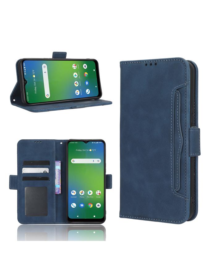 Zaboon Case For Cricket Innovate E 5G Skin Feel Calf Texture Card Slots Leather Phone Case - Image 1