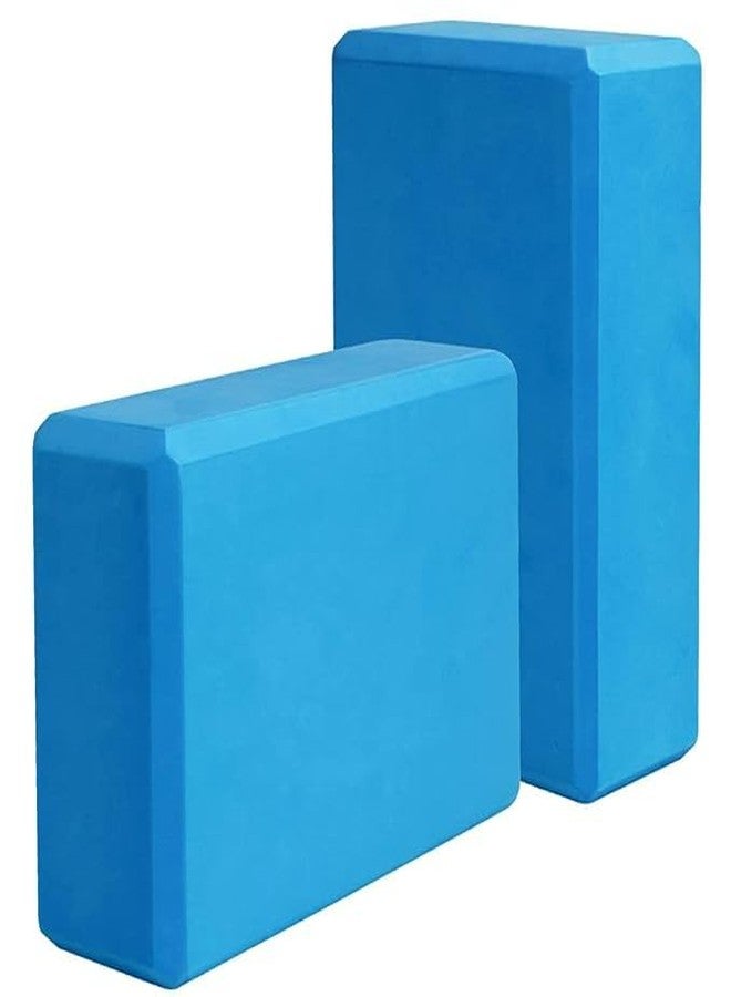 LDG WARE Yoga Blocks Set of 2 | Yoga Bricks Pack of 2 Foam Brick | Yoga Block for Stretching & Balance | Yog Accessories for Women | Yog Equipment for Home Workout & Gym(Color may vary) - Image 1