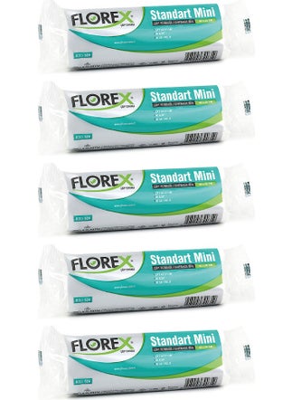 Florex Standard Mini Size Garbage Bag White 44 x 45 cm 5 x 40's  - Image 2