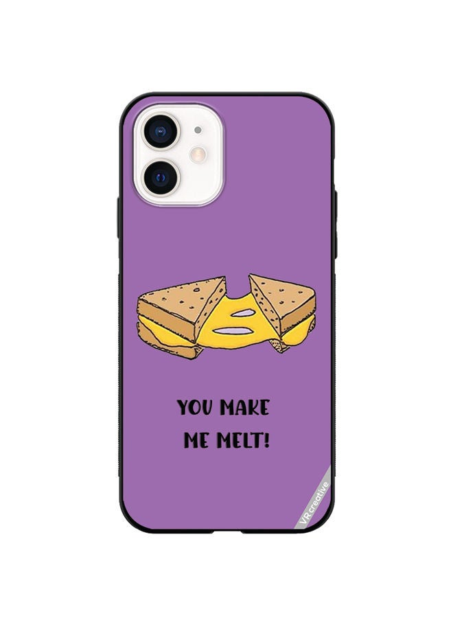 VR CREATIVE Protective Case Cover For Apple iPhone 11 You Make Me Melt Design Multicolour - Image 1