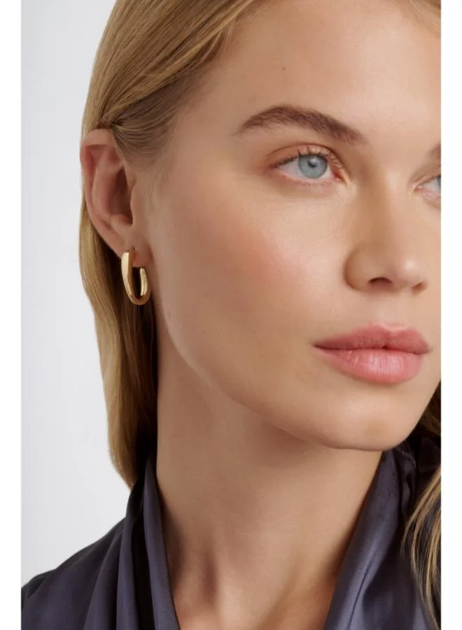Ted Baker  CORIE: Contour Hoop Earrings for Women | Best Price UAE