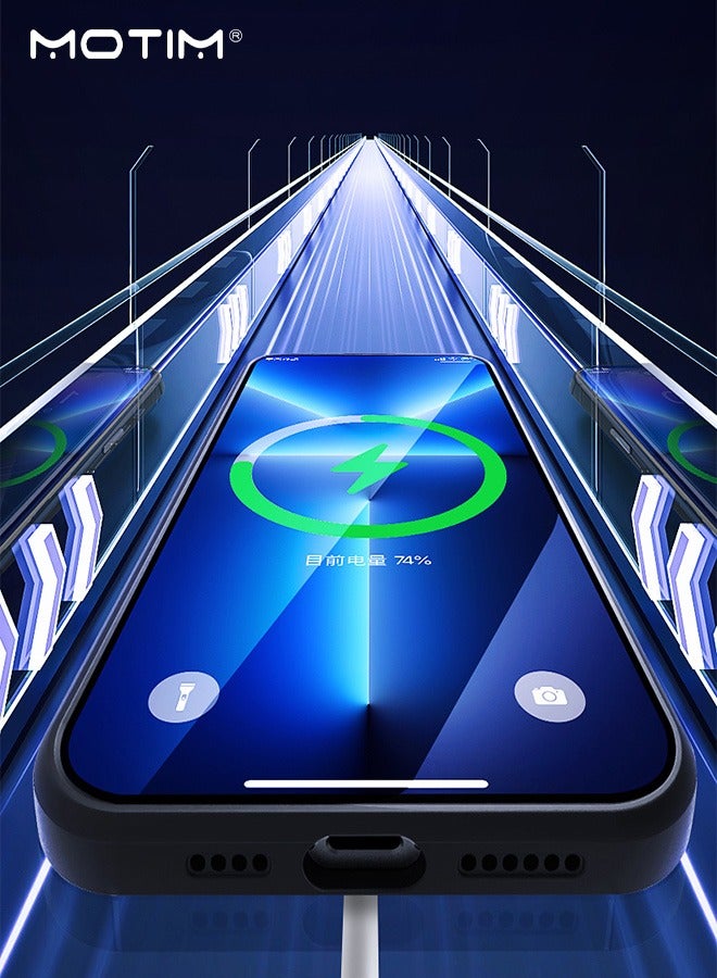 Motim iPhone 15 Plus Magsafe Case, Clear Matte Magnetic Yellowing-Resistant Drop Protection Phone Case Cover, Slim Thin Anti-Scratch Hard Back Shockproof Magnetic Cover - Image 3