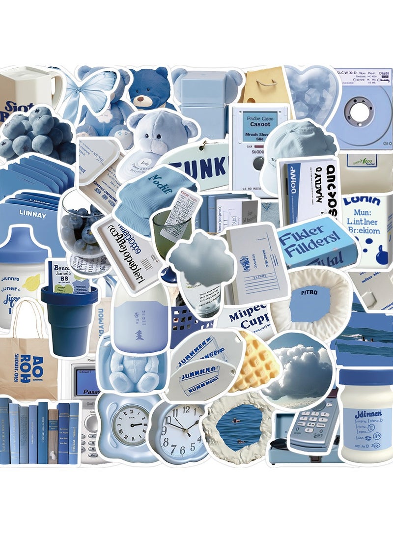 50 Pcs Minimalist Korean Stickers, Laptop Ledger, Water Cup, Ipad Phone Case Decoration, Waterproof Sticker - Image 1