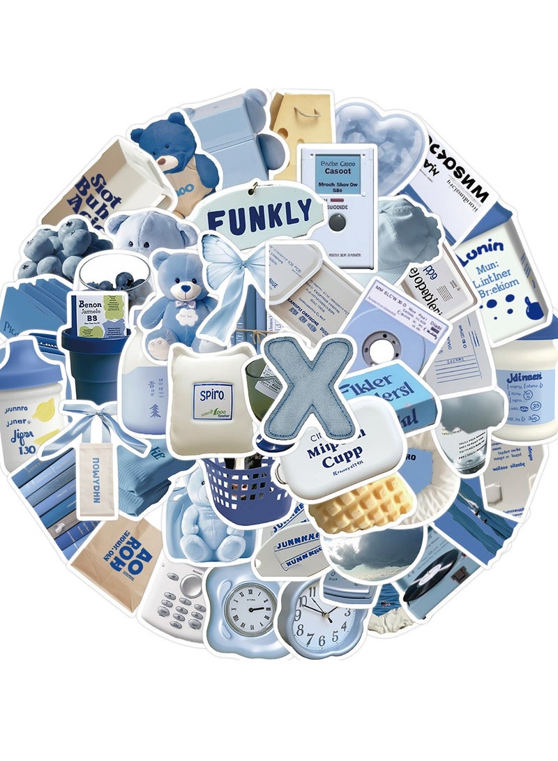 50 Pcs Minimalist Korean Stickers, Laptop Ledger, Water Cup, Ipad Phone Case Decoration, Waterproof Sticker - Image 2