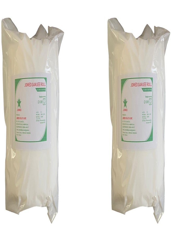 JOMED - GAMJEE ROLL Non-Sterile Gamjee Roll 15 cm x 3 mts - (Pack Of 2) … - Image 1