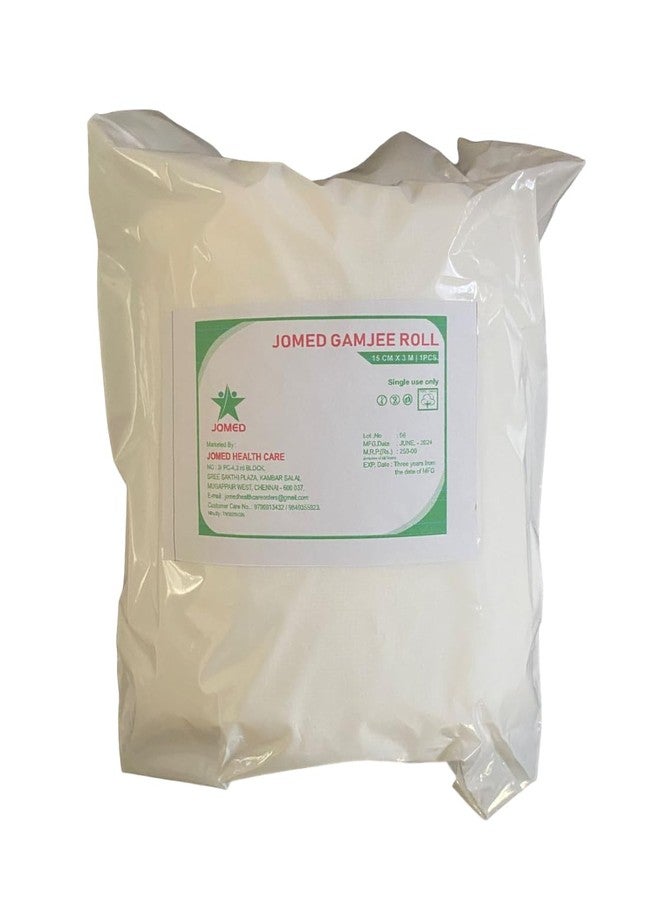JOMED - GAMJEE ROLL Non-Sterile Gamjee Roll 15 cm x 3 mts - (Pack Of 2) … - Image 4