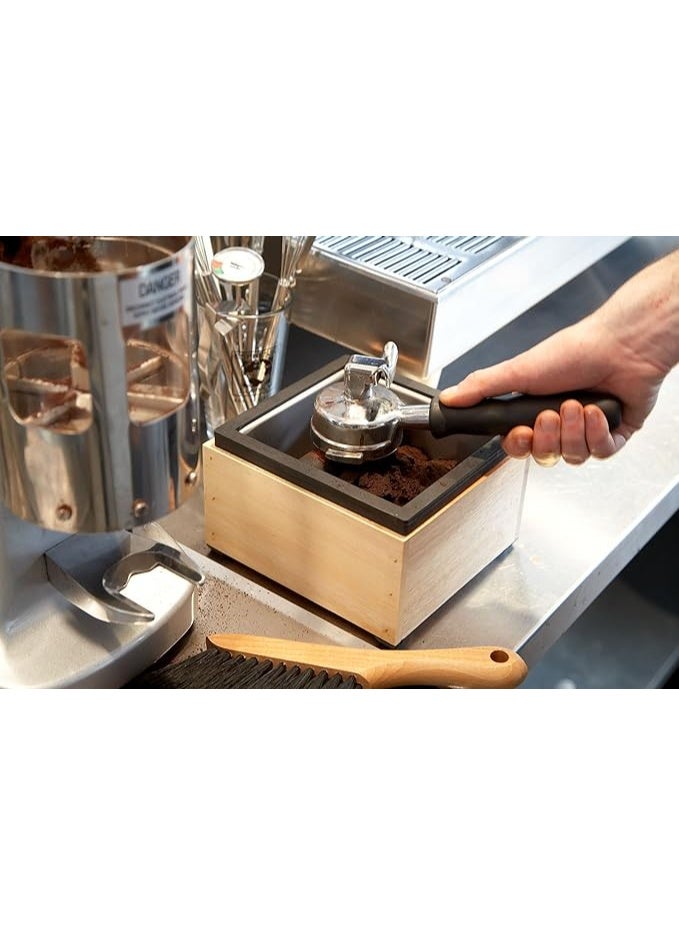 Rattleware Stainless Steel Knock Box - Perfect for Home, Cafe, Restaurant, Hotel, Office, or Commercial Establishment - Heavy Duty Knock Box Trusted By Baristas Worldwide (7.44" x 6.89" x 4.41") - Image 2