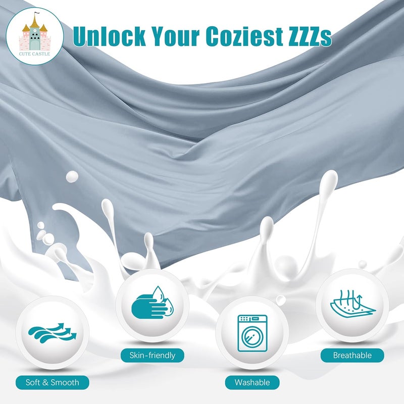 Cute Castle U-Shape Maternity Pillow - Jumbo 57 Inch - Image 5