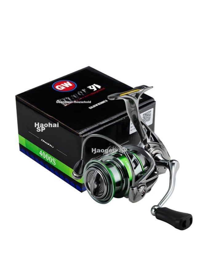 Gw Haohai Fishing Reel, Model 6000, 8+1 Spool, Non-gap Fishing Line Reel, Rock Fishing, Sea Fishing, Long-distance Casting Reel, Fishing Reel, Fishing Tackle - Image 5